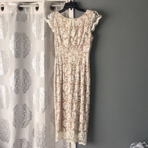 ABS White Lace Dress - Like New!
